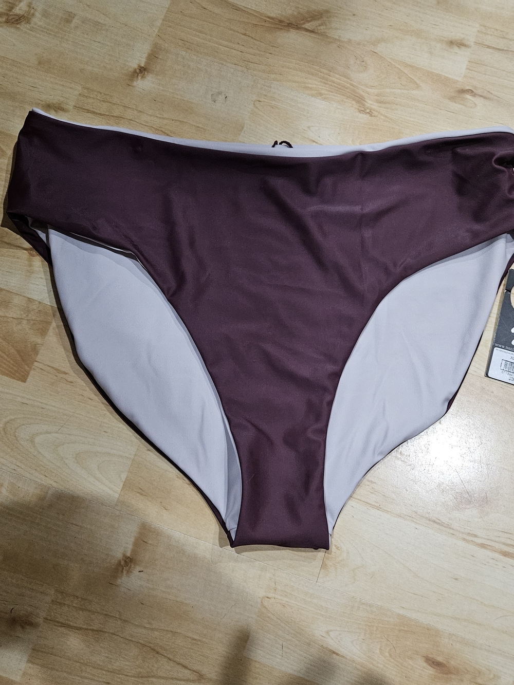 Women's Nani Swim Bottom in Deep Plum